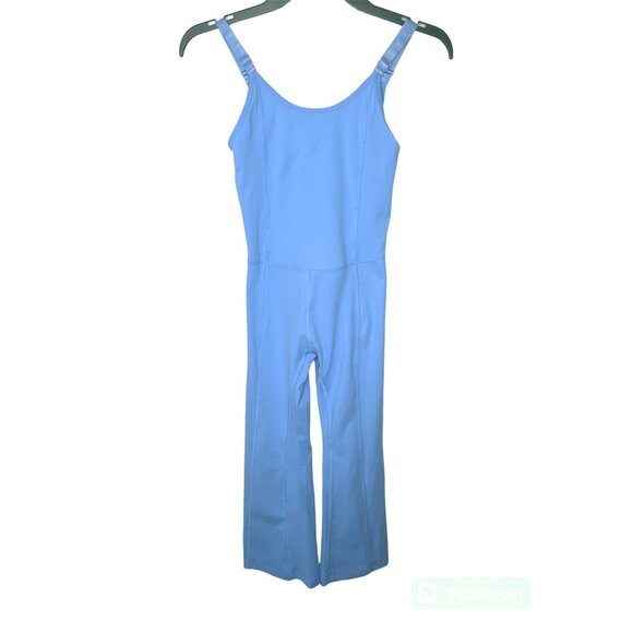 Z By Zella Women's Blue Jumpsuit Small Polyester & Spandex Adjustable Straps - Picture 2 of 7